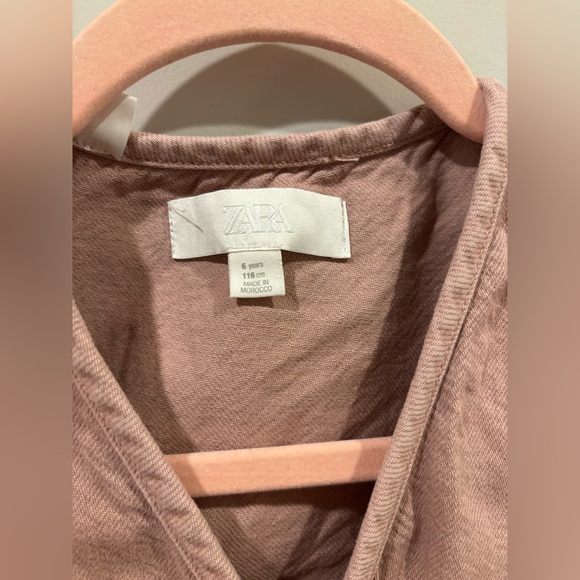 Zara Kids Light Pink Vest with Front Pockets - Picture 4 of 6